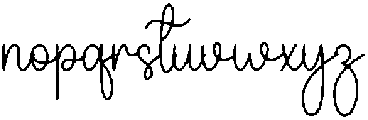 Thanksgiving Regular otf (400) Font LOWERCASE