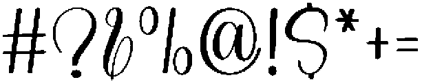 Thanksgiving Regular otf (400) Font OTHER CHARS