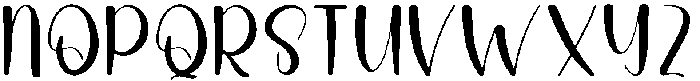 Thanksgiving Regular otf (400) Font UPPERCASE