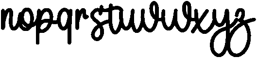 Thanksgiving Regular otf (400) Font LOWERCASE