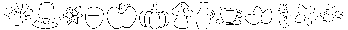 Thanksgiving Regular otf (400) Font UPPERCASE