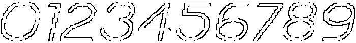 Thanom Pixel Outline otf (400) Font OTHER CHARS
