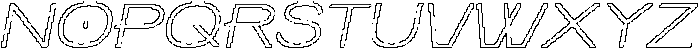 Thanom Pixel Outline otf (400) Font UPPERCASE