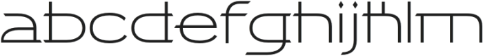 Thanom Regular otf (400) Font LOWERCASE