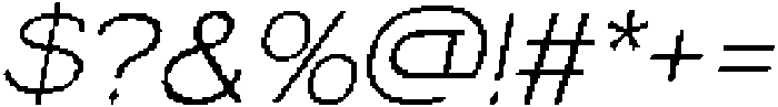 ThanomPixel-Regular otf (400) Font OTHER CHARS