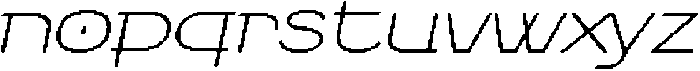 ThanomPixel-Regular otf (400) Font LOWERCASE