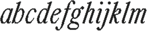 That That New Pixel Italic Square otf (400) Font LOWERCASE