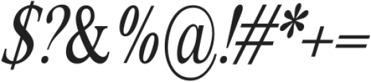 That That New Roman Italic otf (400) Font OTHER CHARS