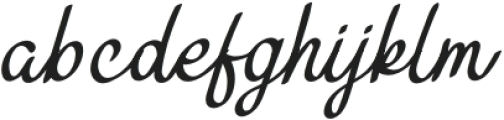 The Abcastle otf (400) Font LOWERCASE