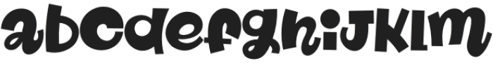 The American Family Regular otf (400) Font LOWERCASE