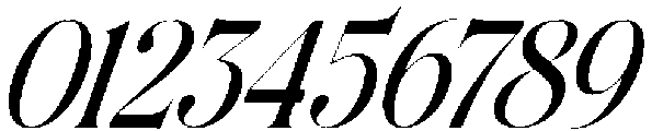 The Andalucia Serif Italic otf (400) Font OTHER CHARS