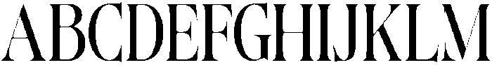 The Andalucia Serif Regular otf (400) Font UPPERCASE