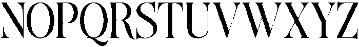 The Andalucia Serif Regular otf (400) Font UPPERCASE
