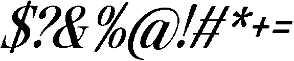 The Andalucia Serif SemBd Ita otf (600) Font OTHER CHARS