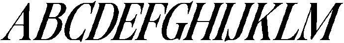 The Andalucia Serif SemBd Ita otf (600) Font UPPERCASE