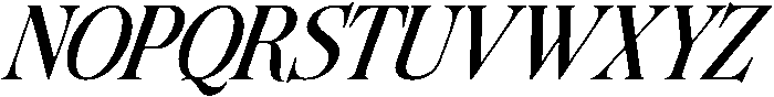 The Andalucia Serif SemBd Ita otf (600) Font UPPERCASE