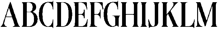 The Andalucia Serif SemiBold otf (600) Font UPPERCASE