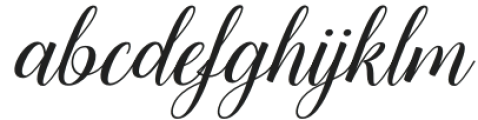 The Angeli Regular otf (400) Font LOWERCASE