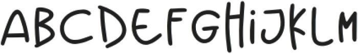 The Another Regular otf (400) Font LOWERCASE