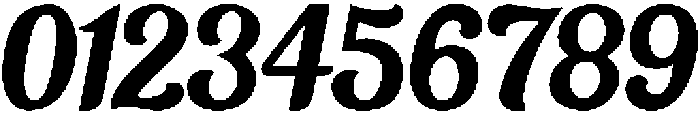 The Archies otf (400) Font OTHER CHARS