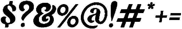 The Archies otf (400) Font OTHER CHARS
