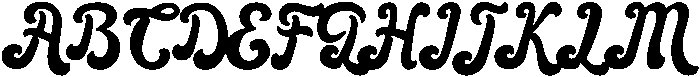 The Archies otf (400) Font UPPERCASE
