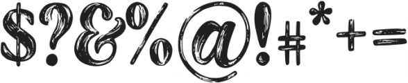 The Artisan Marker Serif otf (400) Font OTHER CHARS