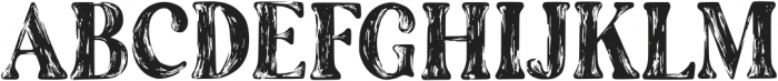 The Artisan Marker Serif otf (400) Font UPPERCASE