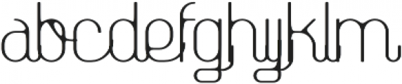 The Athletica Smooth Style otf (400) Font LOWERCASE