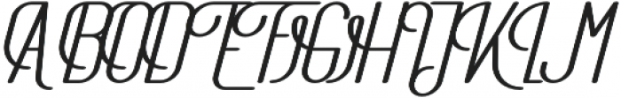 The Athletica otf (700) Font UPPERCASE