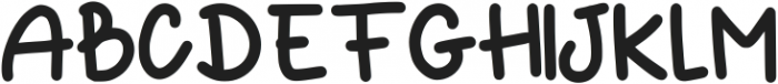 The August otf (400) Font UPPERCASE