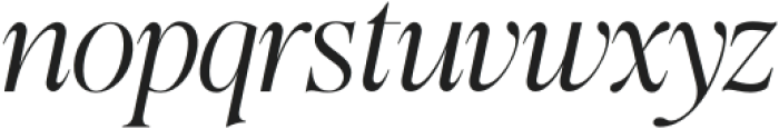 The Avenue Editorial Italic otf (400) Font LOWERCASE