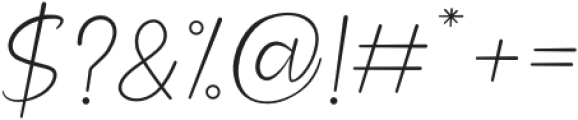 The Bad Signature Regular otf (400) Font OTHER CHARS