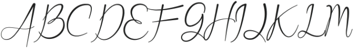 The Bad Signature Regular otf (400) Font UPPERCASE