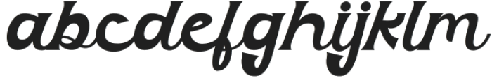 The Bad Vintage Regular otf (400) Font LOWERCASE