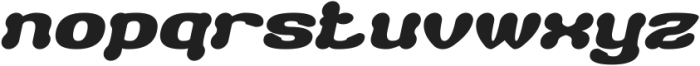 The Banker Bold Italic otf (700) Font LOWERCASE