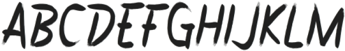 The Bargribs Regular otf (400) Font UPPERCASE