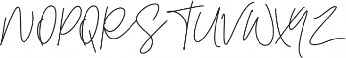The Barthon Signature otf (400) Font UPPERCASE