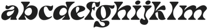 The Baster Italic otf (400) Font LOWERCASE