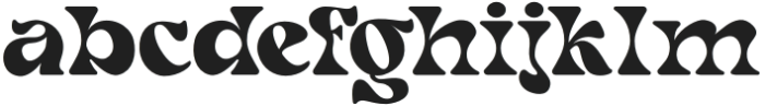 The Baster Regular otf (400) Font LOWERCASE