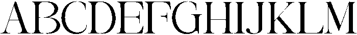 The Belvina Editorial Expanded otf (400) Font UPPERCASE