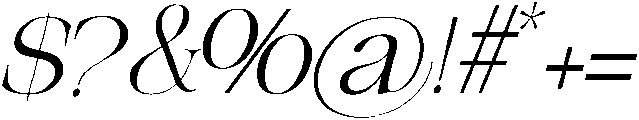 The Belvina Editorial Se Expn I otf (400) Font OTHER CHARS
