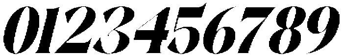 The Bencoy Italic Italic otf (400) Font OTHER CHARS