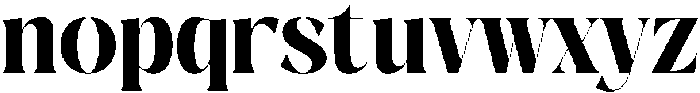 The Bencoy otf (400) Font LOWERCASE