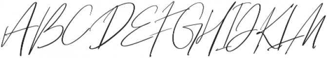 The Billionere Regular otf (400) Font UPPERCASE