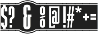 The Black Box otf (900) Font OTHER CHARS