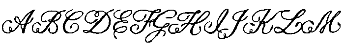 The Blooming Hour Regular otf (400) Font UPPERCASE