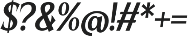 The Blowar Italic otf (400) Font OTHER CHARS