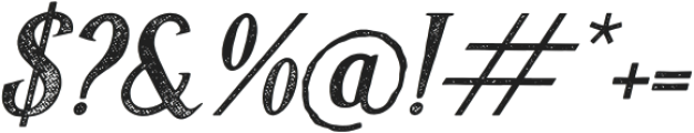 The Boqke Texture Italic otf (400) Font OTHER CHARS