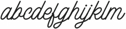 The Boutique Cursive Inky otf (400) Font LOWERCASE
